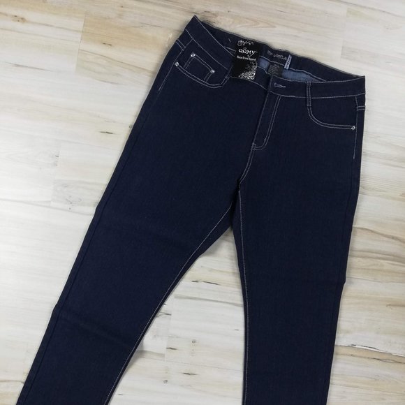 Straight Leg Denim Pants - Picture 2 of 13